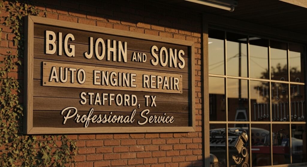 Professional Auto Engine Repair in Stafford, TX