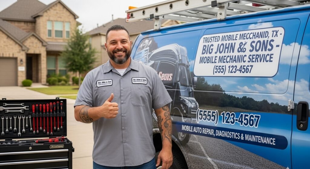 Trusted Mobile Mechanic in Pearland, TX – Big John and Sons Mobile Mechanic Service